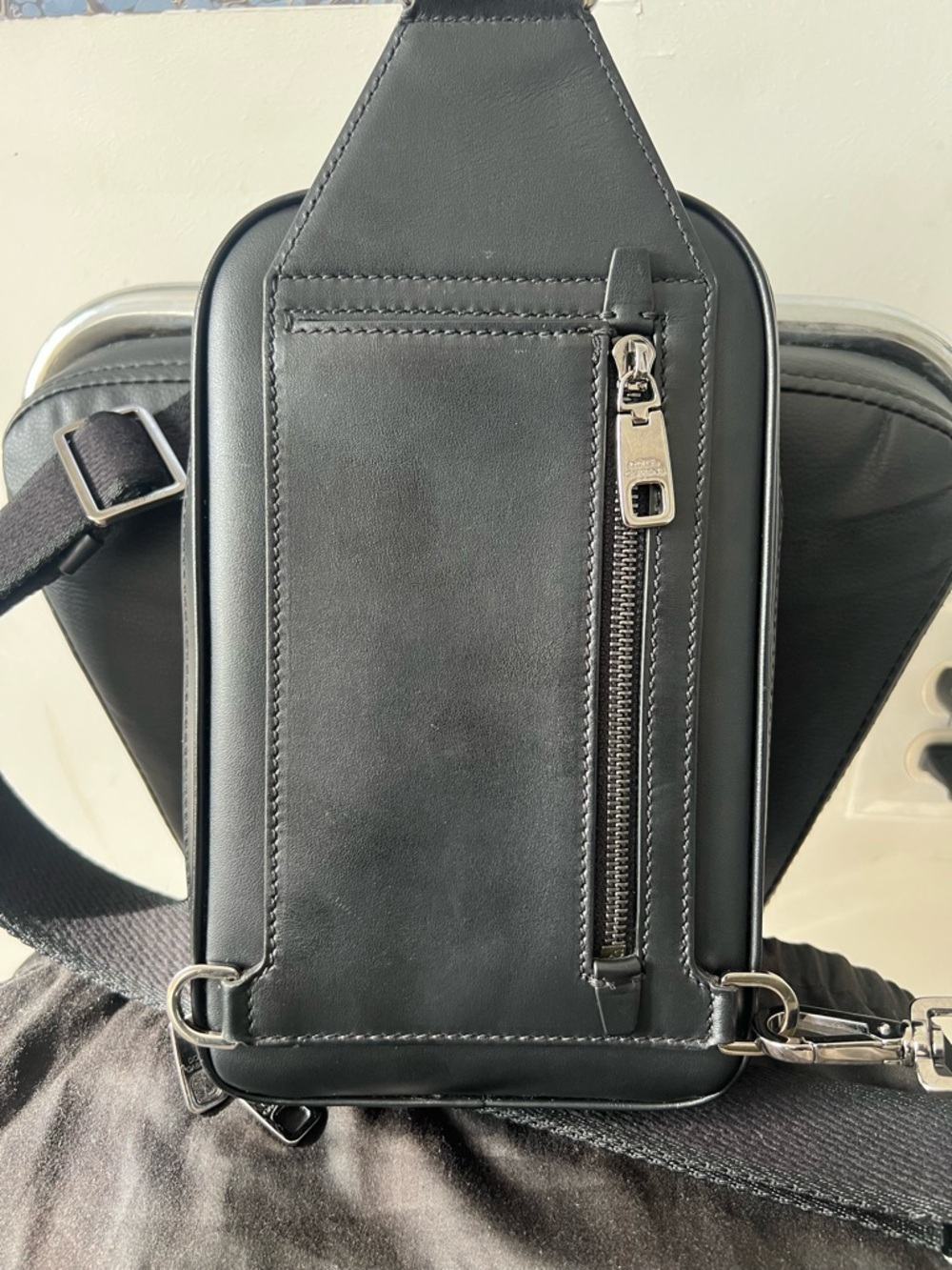 Dolce & Gabbana Embossed Black Leather Bag - Picture 10 of 11